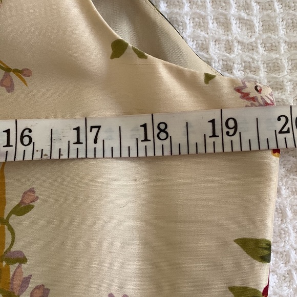 NWT SPENSER JEREMY Silk Chinoiserie Grand Millennial Print Dress Sz 14 - Picture 14 of 16